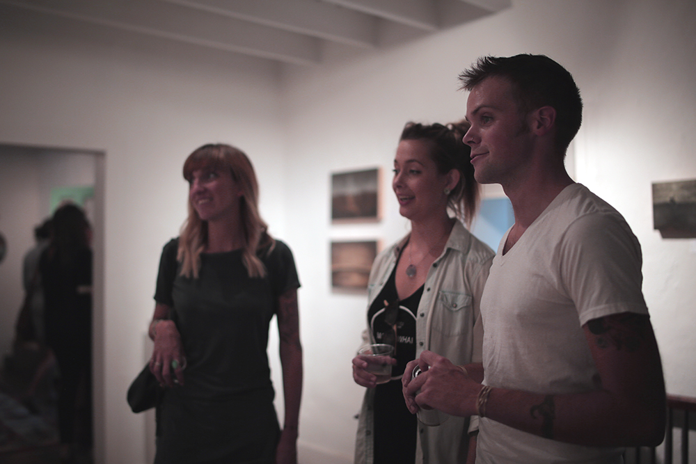 Walters and friends at the MoMo opening