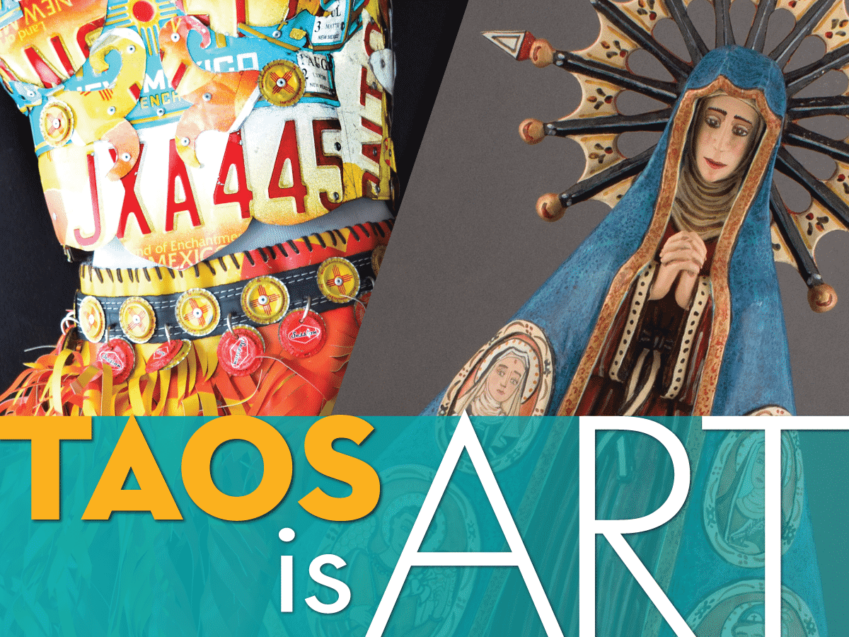 Taos is Art Lamppost Banner Art Show Live Taos Events Calendar