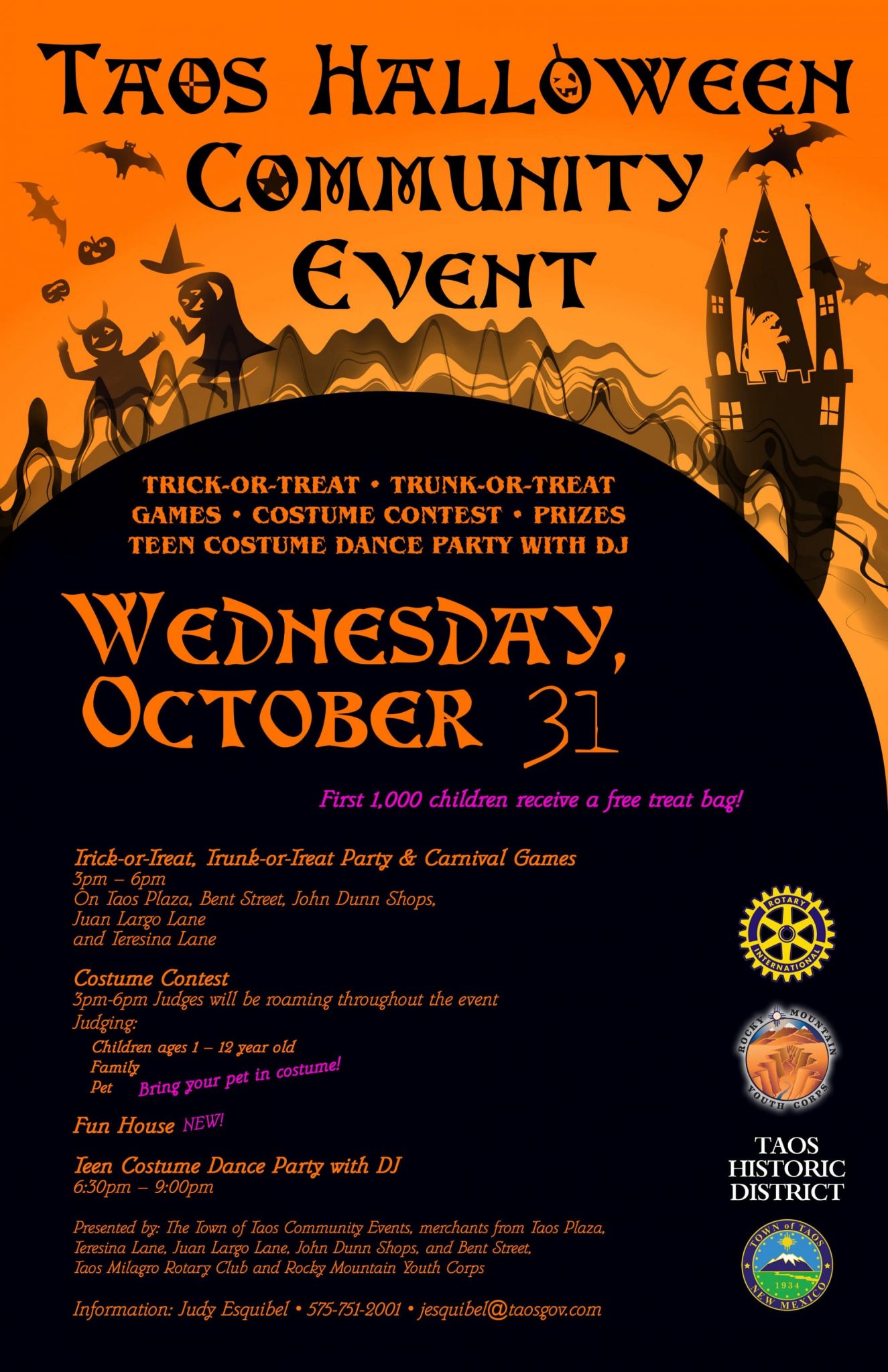 Taos Halloween Community Event - Live Taos Events Calendar