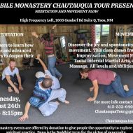 Meditation and Movement Flow - Mobile Monastery Chautauqua Tour