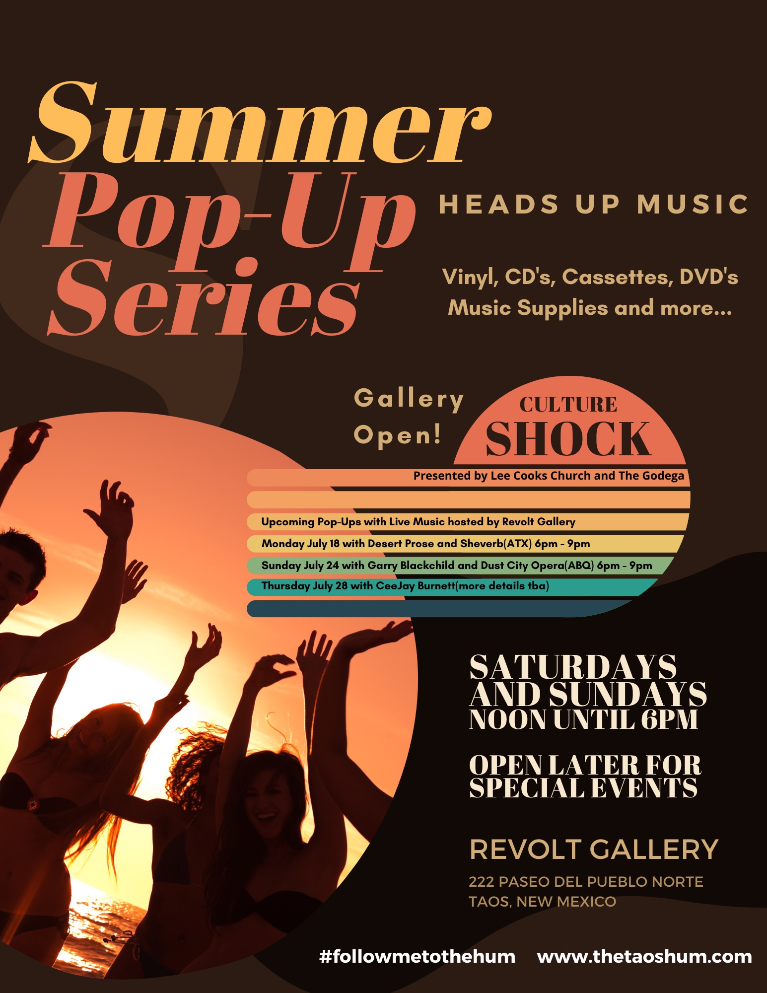 Summer PopUp Series Live Taos Events Calendar
