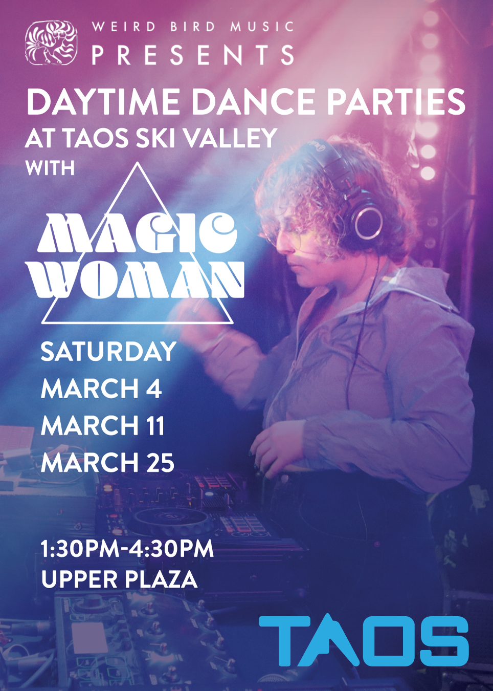 Daytime Dance Party Taos Ski Valley w/ Magic Woman Live Taos Events