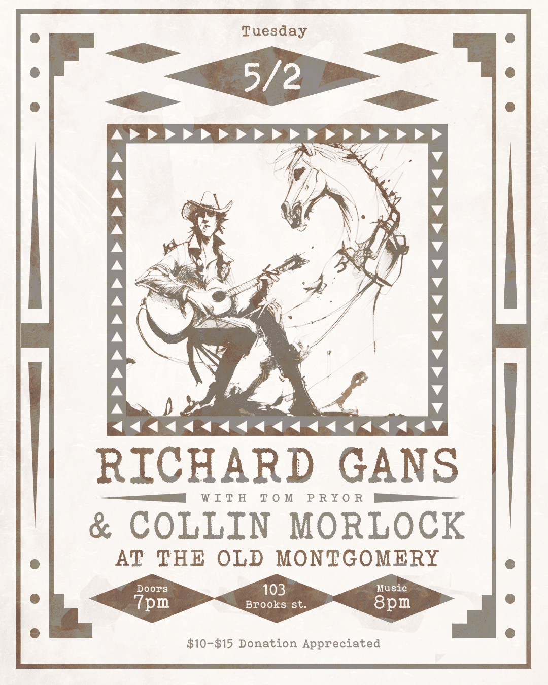 Richard Gans with Tom Pryor & Collin Morlock Live Taos Events Calendar