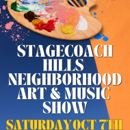 Stage Coach Hills Neighborhood Art & Music Show