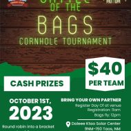 Battle of the Bags Cornhole Tournament and Season Kickoff