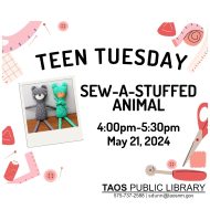 Teen Tuesday: Sew a Stuffed Animal