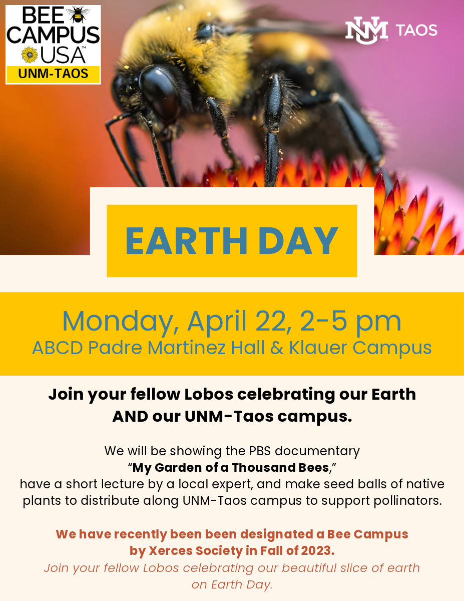 Earth Day at UNM Live Taos Events Calendar