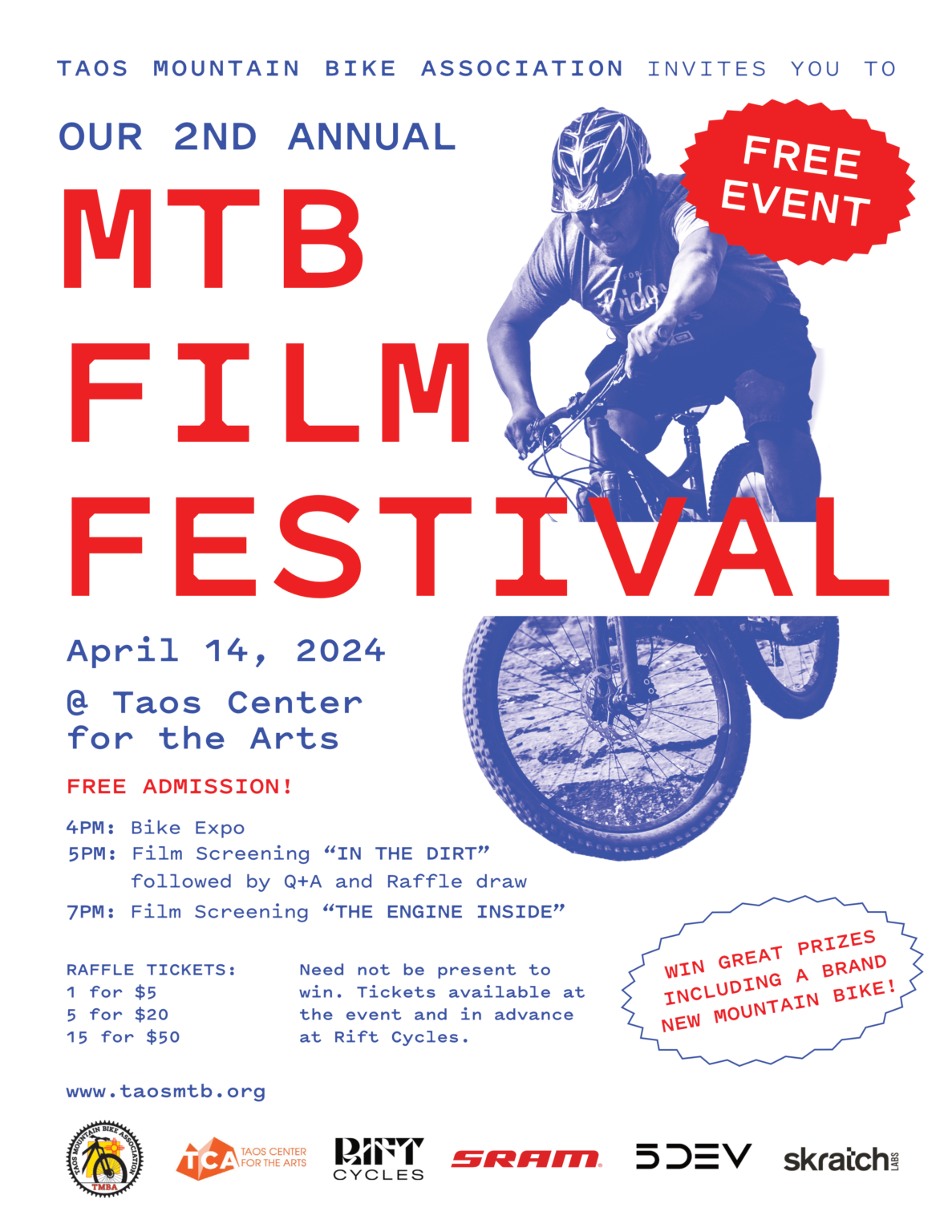 TMBA presents 2nd Annual MTB Film Festival Live Taos Events Calendar