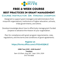 Best Practices in Grant Management Course