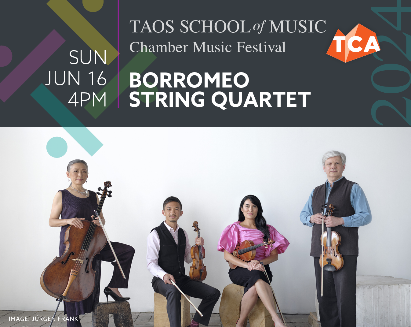 Taos School of Music & TCA present Borromeo String Quartet Live Taos