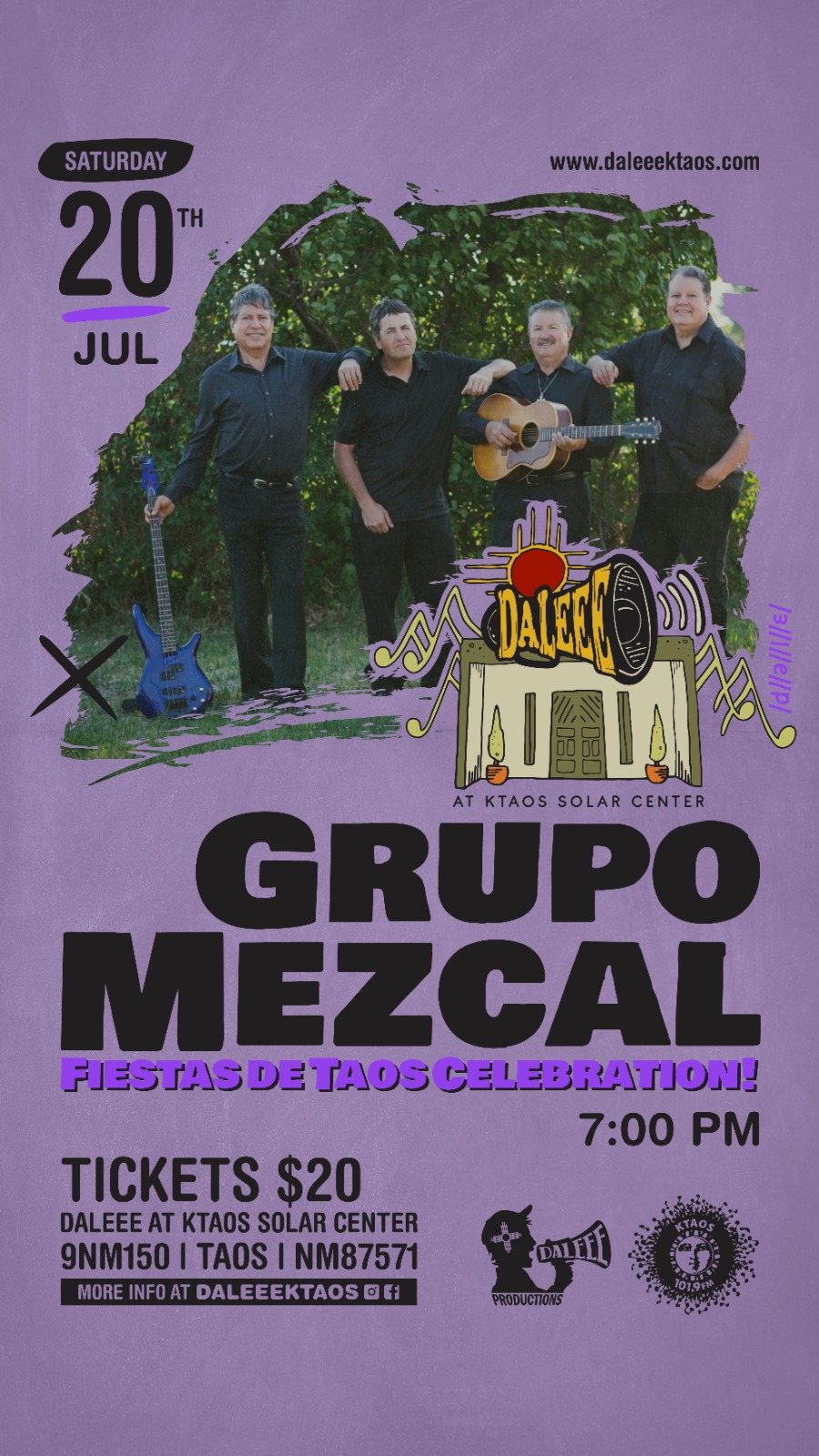 Fiestas de Taos 2024 Celebration with Grupo Mezcal Live Taos Events