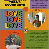 Gentle Restorative Yoga and Sound Bowls with Lindsay and Jeremiah