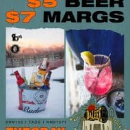 $5 Beer $7 Margs Tuesdays
