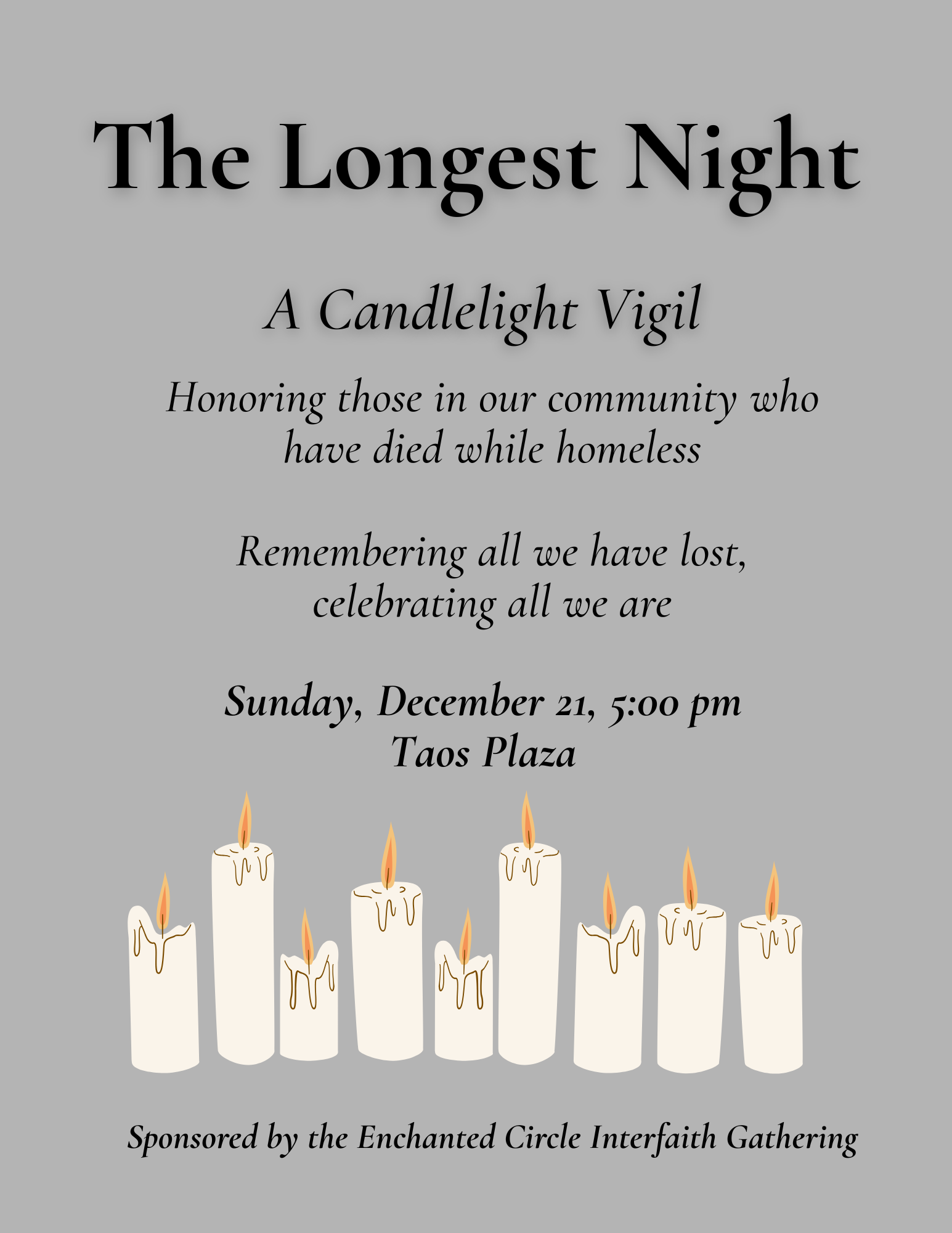 The Longest Night Vigil