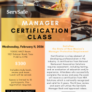 ServSafe Manager Certification Class