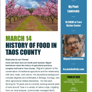 History of Food in Taos County