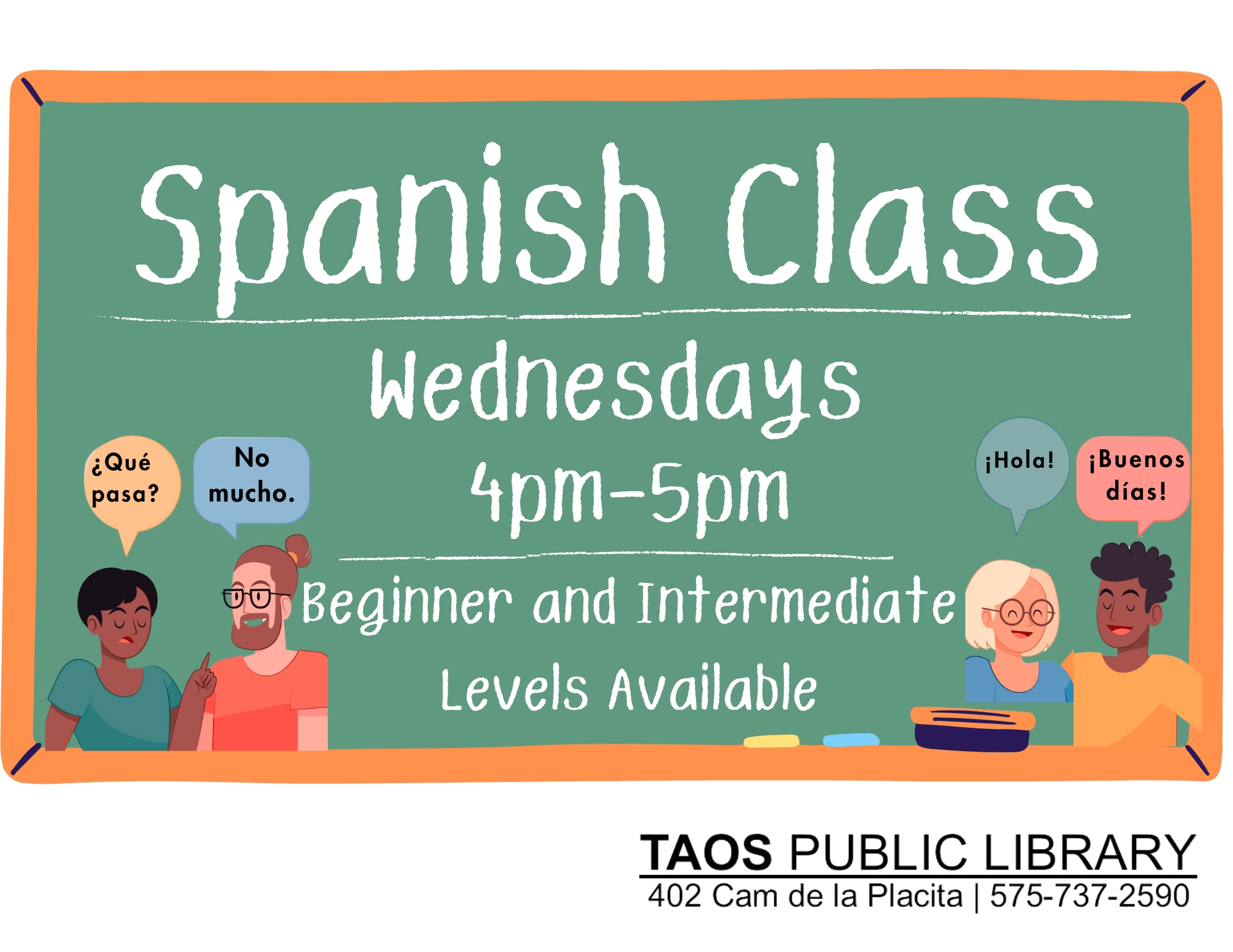 Spanish Class - Live Taos Events Calendar