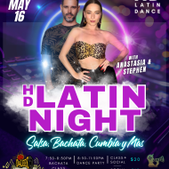 HD Latin Night: Bachata Class and Dance Party