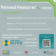 Personal Finance Workshop with Nusenda