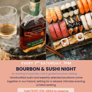 St. James Hotel Bourbon and Sushi Night!