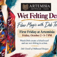 Wet-Felting Demo with Deb Tewell