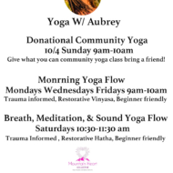 Breath, Mediation, and Sound Yoga Flow